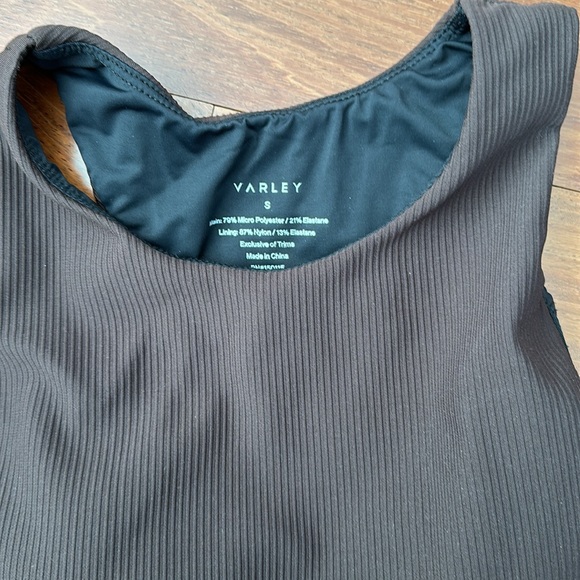 Varley Chocolate Let’s Move Ribbed set - Picture 8 of 9